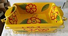 Temptation Bakeware Ovenware Poppy Passion 1 5 Qt Dish With Metal Carrier Rack 