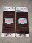  2  64 Count scunci Elastics Black No Damage Pony Tail Holder