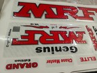 Mrf Red Original Hardball Cricket Bat Sticker -