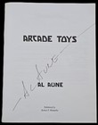 Al Aune Signed Arcade Toys Book 1990 Vintage Cast Iron Collector Guide Good Cond