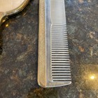 Vtg Brass Gold-tone Ornate Vanity Dresser Hand Mirror Brush Comb Stylebuilt Set