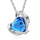 Memorial Keepsake Heart Urn Necklace Pendant For Cremation Gift Ashes