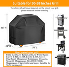 58 Inch Bbq Gas Grill Cover Waterproof Heavy Duty Fits Weber Char-broil Nexgrill