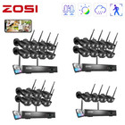 Zosi 8ch 3mp Wireless Security Camera System Nvr Ip Wifi Ai Night Vision Cctv