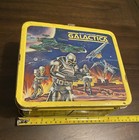 Vintage 1978 Battlestar Galactica Metal Lunchbox W  Thermos Complete