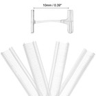 5000pcs 10mm Tagging Fasteners Clothing Tag Barbs Attachments Price Tag Clear