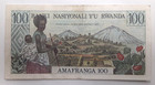 1978 Rwanda 100 Francs Banknote-p 12a Extra Fine