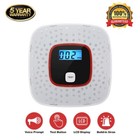 Carbon Monoxide Alarm Detecter Voice Warning 10 Year Life Battery Power  3 Pack