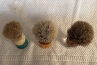 Lot Of 3 Vintage Natural Bristle Shaving Brushes Ever-ready Bakelite Wood Lucite