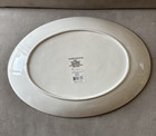 Harry And David Large Watercolor Blueberries Platter Oval Plate 14   