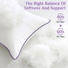 Euro Size Pillows Set Of 2  26   X 26   Cooling Bed Throw Pillows With Super    