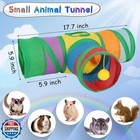 Yuepet 5 9  Guinea Pig Tunnels And Tubes Collapsible Pet 3 Way Play Tunnel To
