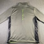 Huk Fishing Performance Quarter Zip Pullover Top Mens Medium Olive Green