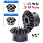 1 1 5 2 Mod Bevel Gear 90   Bevel Teeth 16-30 Teeth Transmission Gears 45  Steel