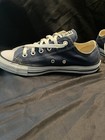 Vintage 90   s Converse Chuck Taylor Low Blue Made In Usa   M Size 7     W Size 9 
