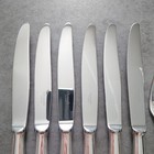 Christofle Perles 12pcs Silverplate Flatware Table Knife Fork Excellent