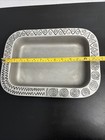 Vtg Wilton Armetale  reggae  hollowware  15  Aluminum Rectangular Serving Tray