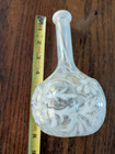 Antique Collectible Spanish Lace Milk Glass Barber Bottle