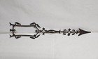 Antique Cast Iron Weathervane Lightning Rod Directional Arrow 22 5  Ornate Frame