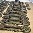 Vintage Brass 1977 Amerock Carriage House Draw Pulls Set Of  33 Metal Salvage