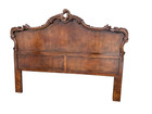 67474 Ornate Mahogany King Size Headboard Bed