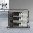 Folding Table Cart Folding Table Trolley For 10pcs Table Cart Free Standing