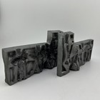 Vintage Lead pewter Home Casting Mold 4 Soldiers  5678 Rare  c4 