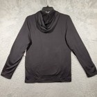 Gaiam Bliss Balance Hoodie Womens Medium Black Fitness Slim Fit