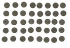 One Roll Of Forty  40  1942-1945 Circulated Jefferson 35  Silver War Nickels