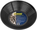 Essential 12-inch Lightweight Gold Prospecting Pan - Deep Riffles For Efficiency