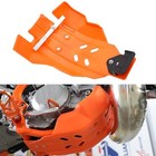 Powerparts Full Coverage Skid Plate With Hard Mounts For Ktm 2t 250 300 Orange