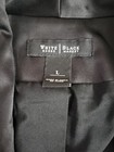 White House Black Market Black Satin Bolero Cropped Cocktail Party Dress Jacket