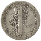 1937 D Mercury Dime Ag About Good 90  Silver 10c Us Coin Collectible