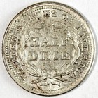1853 W arrows Seated Liberty Silver Half Dime        Almost Uncirculated        148