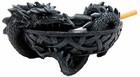 Medieval Fantasy Celtic Gerwolf Sleeping Dragon Round Cigarette Ashtray 5 75  L