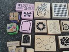 Rubber Stamps  Lot Of 54