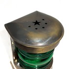 Unique Brass   Tin Maritime Green Glass  starboard navigation Lantern