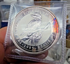 1995 Australian Kookaburra Australia 1oz 999 Fine Silver Toned      Proof Coin