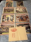 Vintage 1960 Circus World Museum Set Of 8 Lifelike Posters Miniposter 19 x13 5 