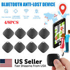 4 8pcs Tile Smart Gps Tracker Wireless Bluetooth Anti-lost Wallet Key Pet Finder