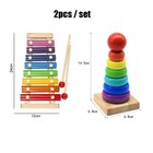 Baby Montessori Puzzle For Children 1 To 3 Years Wooden Toys Building Blocks Lea