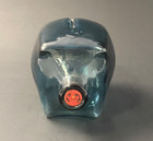 Vintage Glass Piggy Bank   Cork Riihim  en Lasi Finland Money Box Blue - Rare
