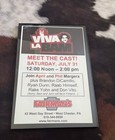 Viva La Bam Meet The Cast Flyer  framed  Cky Bam Margera Fairman   s Memrobilia