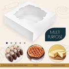 30 Pack Pie Boxes With Window 10x10x3 In Bakery Boxes Perfect For Pies cheesecak