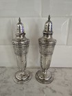 Wedgwood Sterling Silver Salt   Pepper Shakers International Silver S30 Monogram