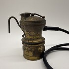 Vintage Auto Lite Carbide Miners Lamp  Universal Lamp   With  Attached Long Hose