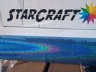50 Yard Roll Permanent Pvc Film Vinyl 24  Deceit Glitter Sky Blue Sign Making 