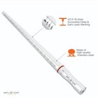 Splenor Tools 14  Solid Stainless Steel Grooved Ring Sizing Mandrel - Forming