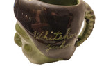 1970s Indian Face Whithorse Yukon Canada Coffee Mug Souvenir Ceramic Green Used