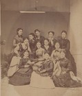 Women Of Gouverneur Wesleyan Seminary Antique Group Photo 19th Century